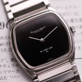  RARE VINTAGE 1970'S IWC DA VINCI LINE SL INTEGRATED BRACELET in BLACK 