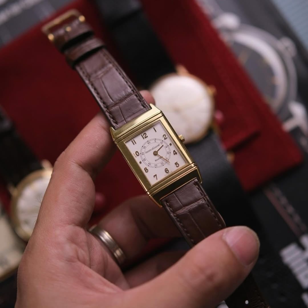  1990's Jaeger-LeCoultre Reverso Classique Ref.140.105.1N 18k Gold Case 