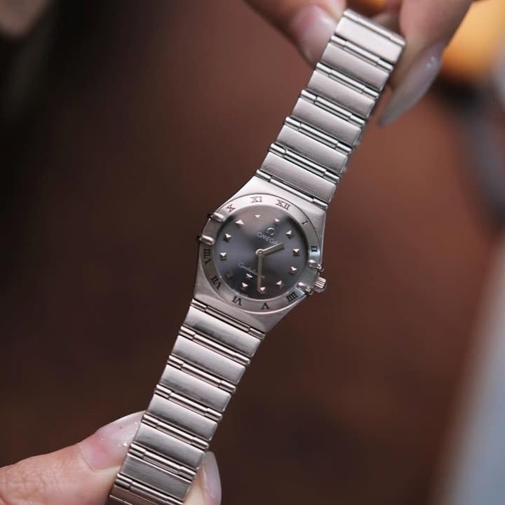  Omega Constellation Manhattan “My Choice” Smoke Grey Dial 