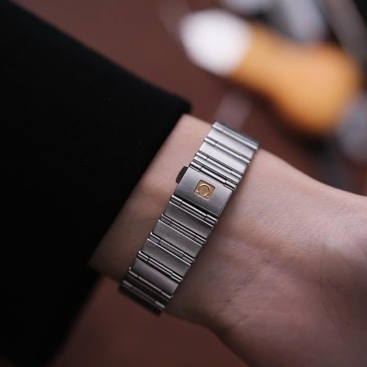  Omega Constellation Manhattan “My Choice” Smoke Grey Dial 