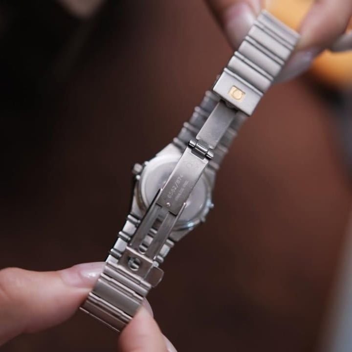  Omega Constellation Manhattan “My Choice” Smoke Grey Dial 