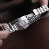  Omega Constellation Manhattan “My Choice” Smoke Grey Dial 