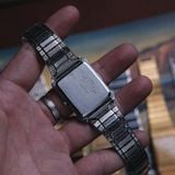  VINTAGE 1980's ORIENT TWO-TONE QUARTZ WAVY BRACELET 