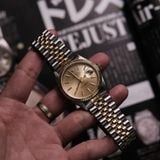  VINTAGE ROLEX DATEJUST REF. 16013 TWO-TONE TAPESTRY DIAL FROM 1986 