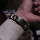  VINTAGE ROLEX DATEJUST REF. 16013 TWO-TONE TAPESTRY DIAL FROM 1986 