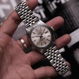  VINTAGE ROLEX DATEJUST Ref. 16030 STEEL SILVER PUMPKIN PATINA DIAL 