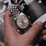  VINTAGE ROLEX DATEJUST Ref. 16030 STEEL SILVER PUMPKIN PATINA DIAL 