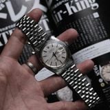  VINTAGE ROLEX DATEJIUST Ref 16014 Linen Dial 18k Gold bezel 