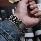  VINTAGE ROLEX DATEJIUST Ref 16014 Linen Dial 18k Gold bezel 