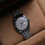  Vintage Rolex Datejust Ref.16014 Linen Dial 18k Gold Bezel 