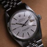  Vintage Rolex Datejust Ref.16014 Linen Dial 18k Gold Bezel 