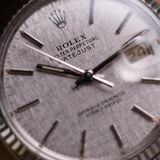  Vintage Rolex Datejust Ref.16014 Linen Dial 18k Gold Bezel 