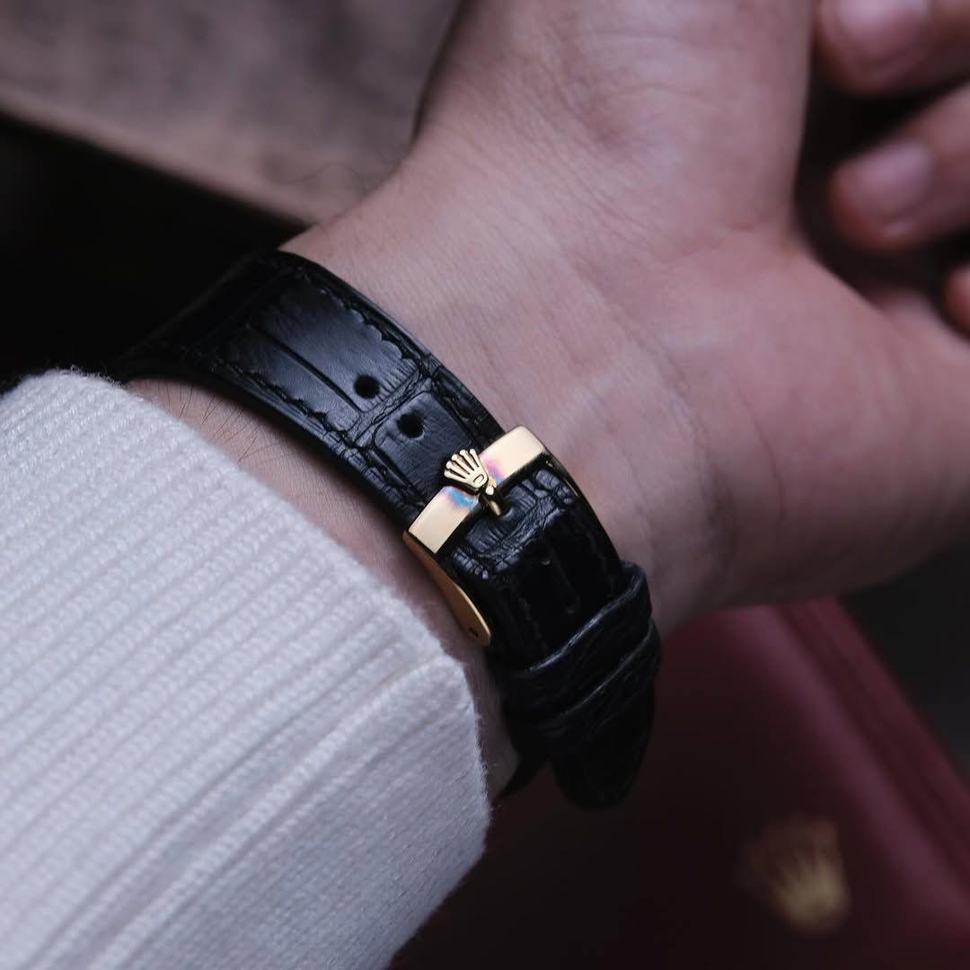  PURE CLASSY 1975 ROLEX CELLINI 4027 18K GOLD 