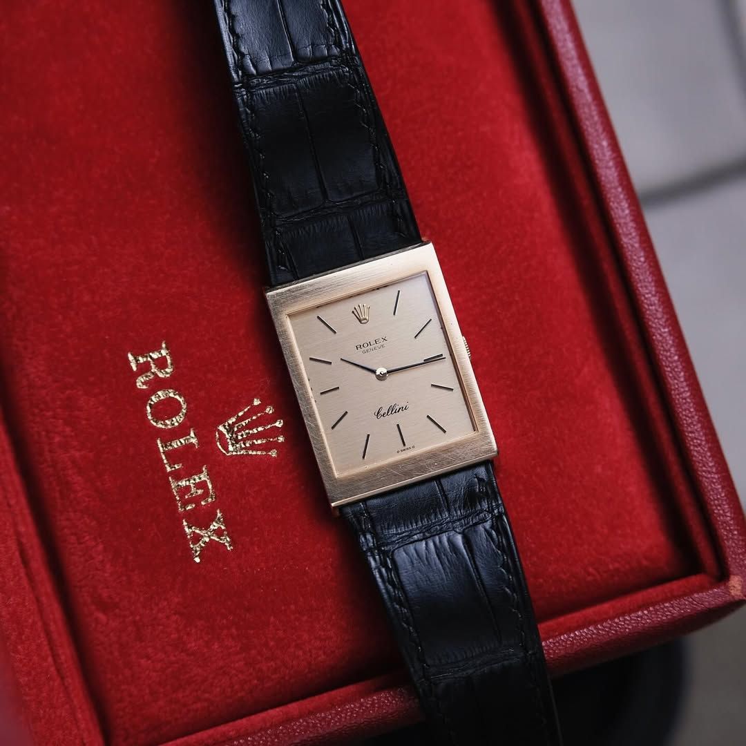  PURE CLASSY 1975 ROLEX CELLINI 4027 18K GOLD 