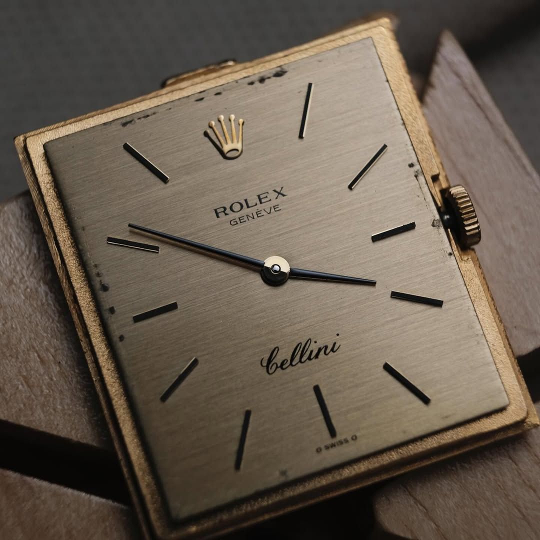  PURE CLASSY 1975 ROLEX CELLINI 4027 18K GOLD 