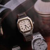  VINTAGE 1980'S SEIKO SQ SPORTS 100 TWO-TONE INTEGRATED BRACELET – REF. 6423-5030 