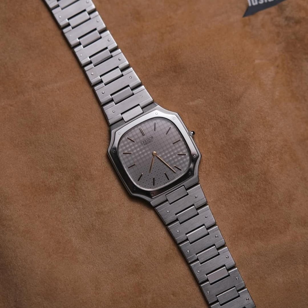  From 1980 Vintage Seiko Credor 9300-5070 Mosaic Dial 