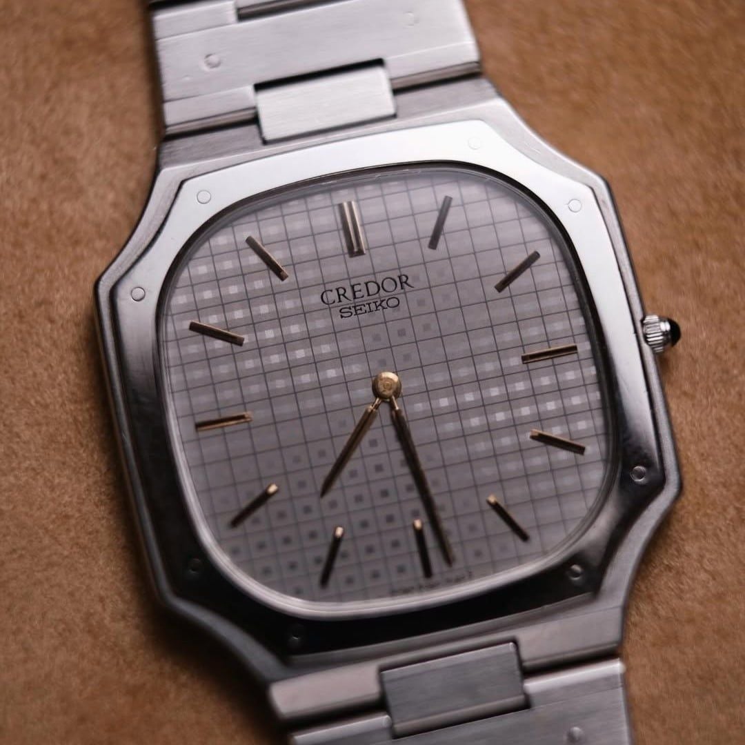  From 1980 Vintage Seiko Credor 9300-5070 Mosaic Dial 