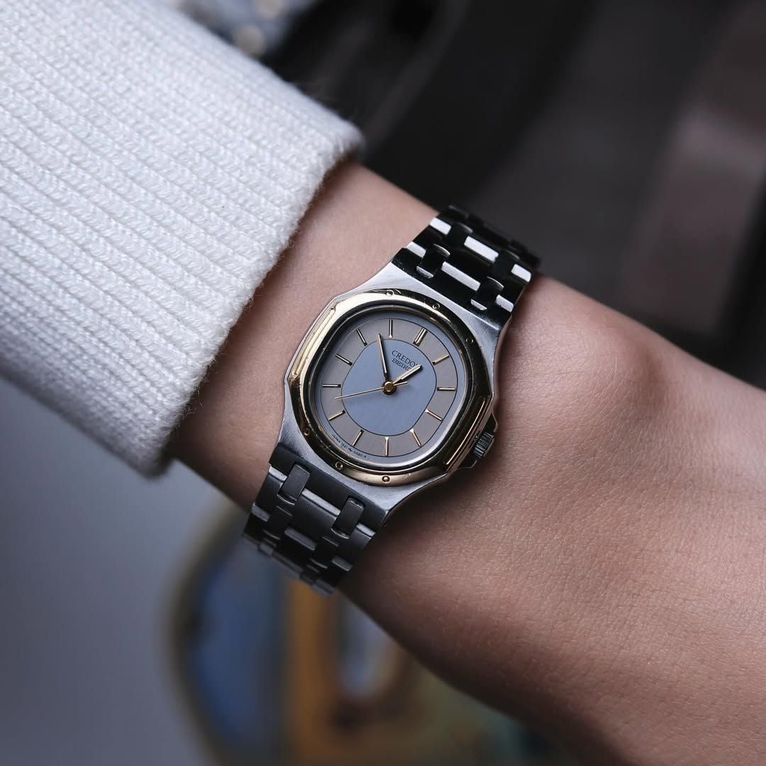  VINTAGE 1983 LADY SEIKO CREDOR 14K BEZEL REF 1421-5280 