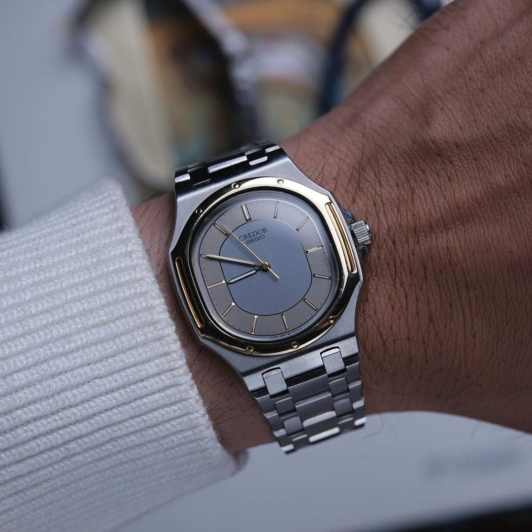  VINTAGE 1983 SEIKO CREDOR 14K BEZEL Ref 9661-5000 