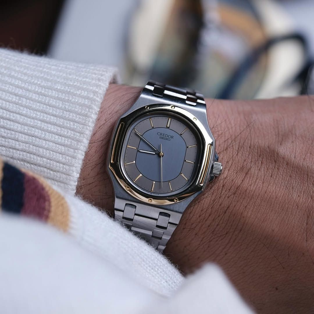  VINTAGE 1983 SEIKO CREDOR 14K BEZEL Ref 9661-5000 