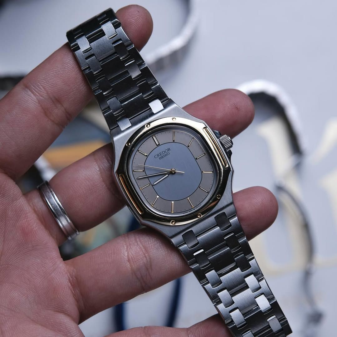  VINTAGE 1983 SEIKO CREDOR 14K BEZEL Ref 9661-5000 