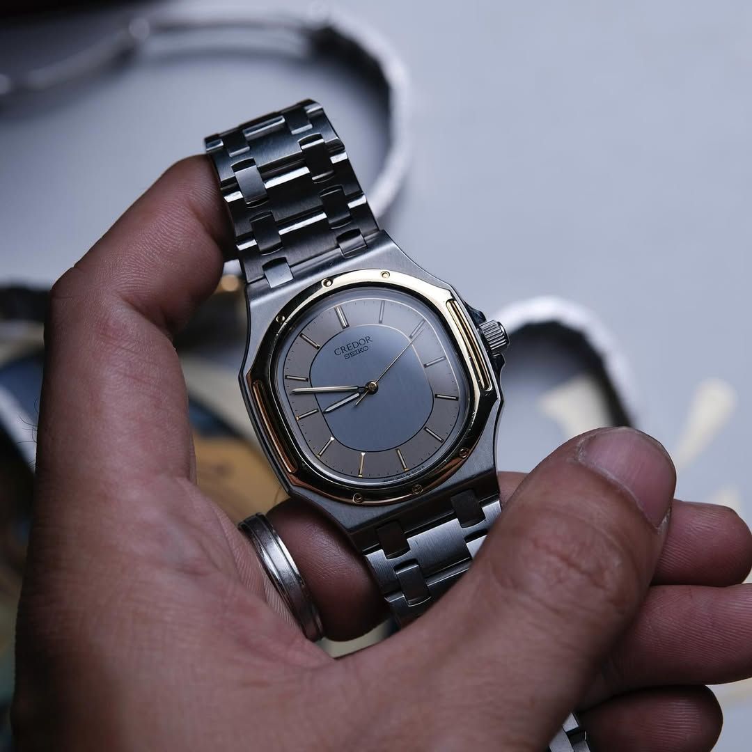  VINTAGE 1983 SEIKO CREDOR 14K BEZEL Ref 9661-5000 