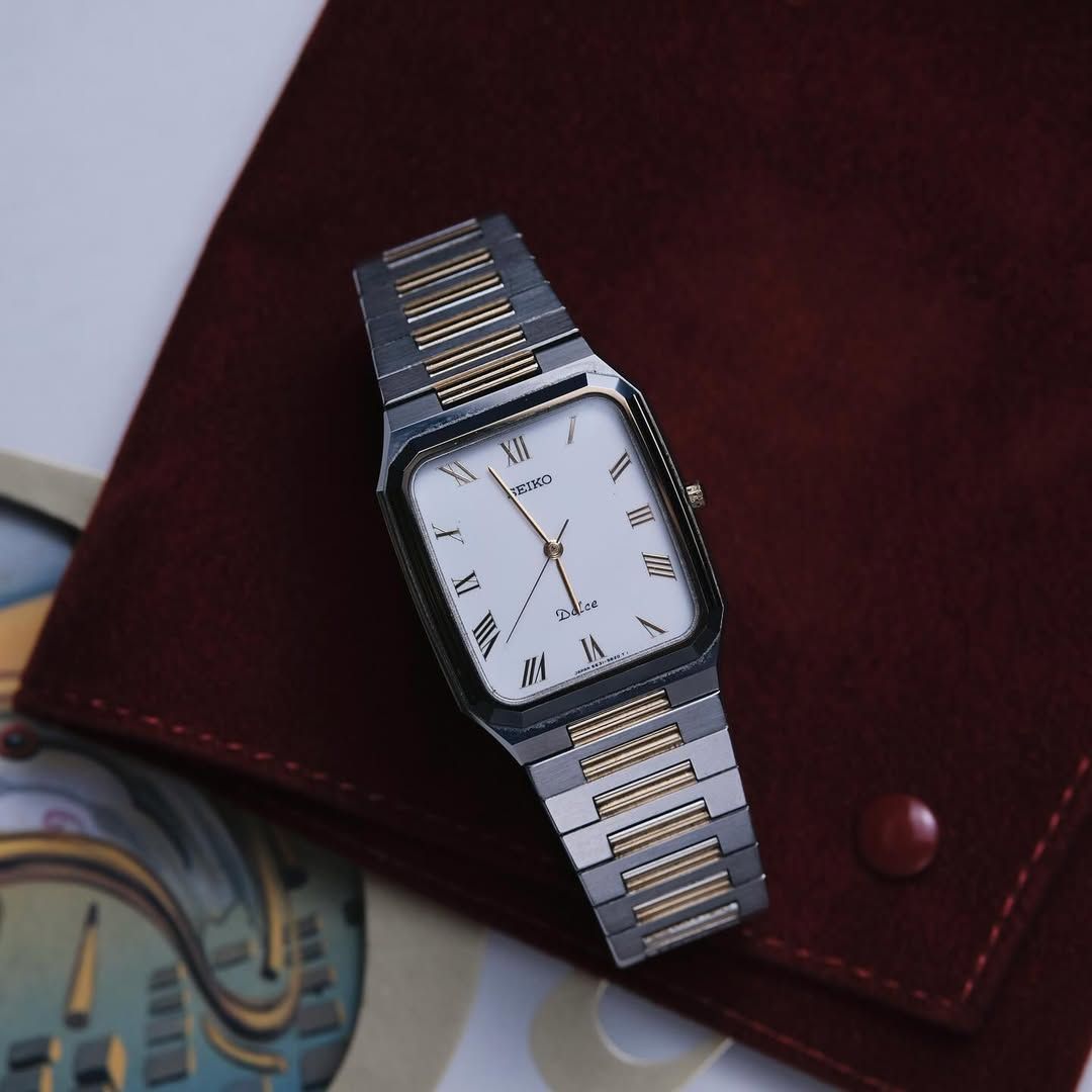  VINTAGE 1990 SEIKO DOLCE Ref 5E31-5B00 
