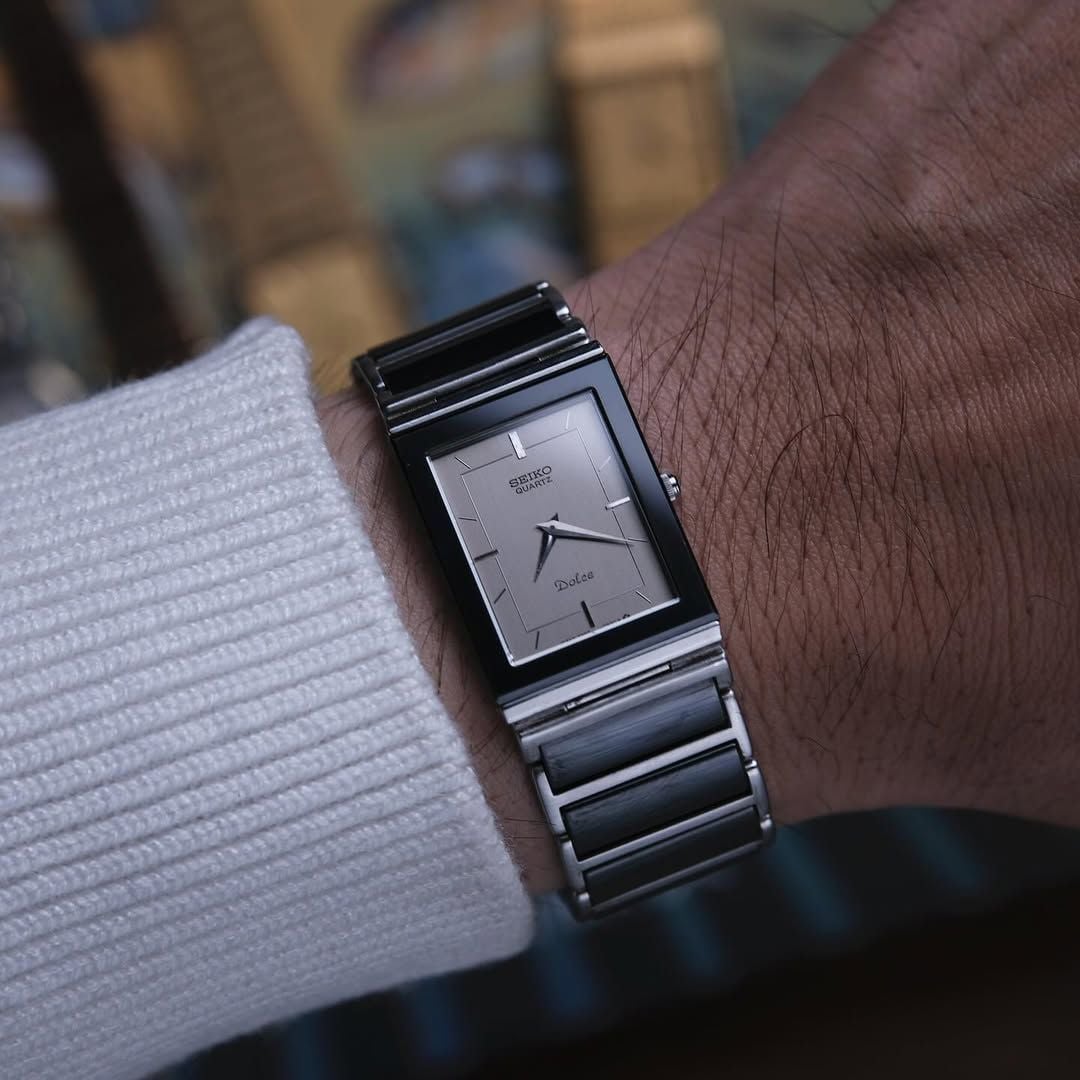  VINTAGE 1984 SEIKO DOLCE FULL CERAMICS Ref 7320-5720 