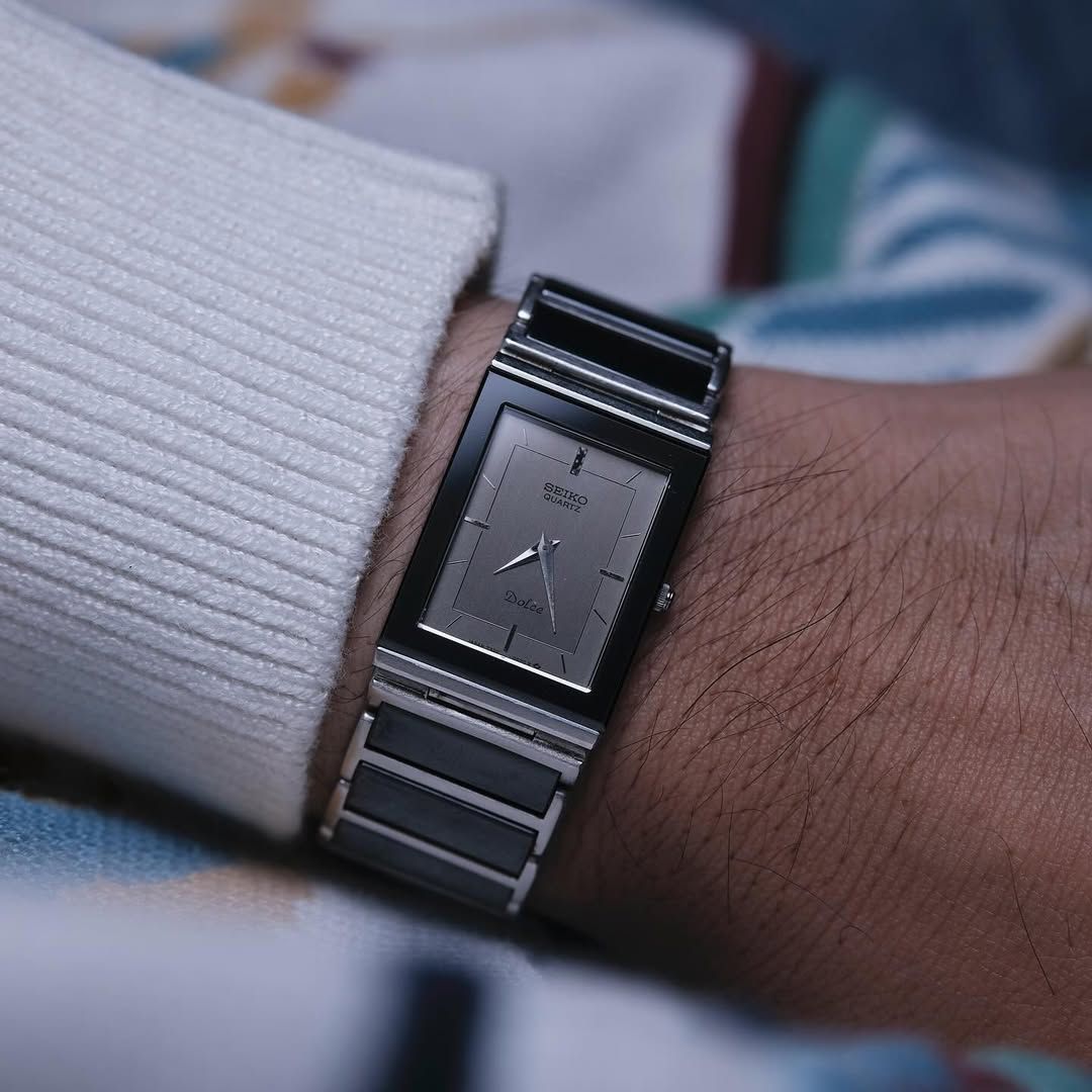 VINTAGE 1984 SEIKO DOLCE FULL CERAMICS Ref 7320-5720 