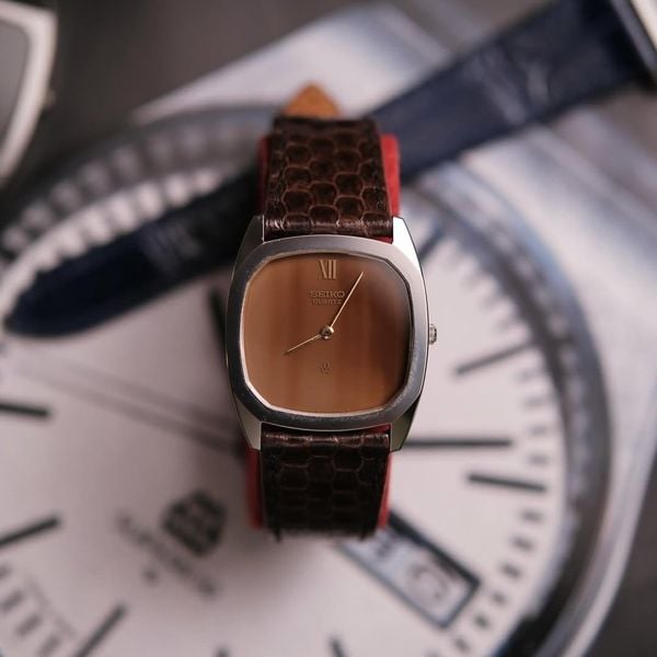  1980 Seiko Quartz Ref.6020-5260 Orange Onyx Dial 