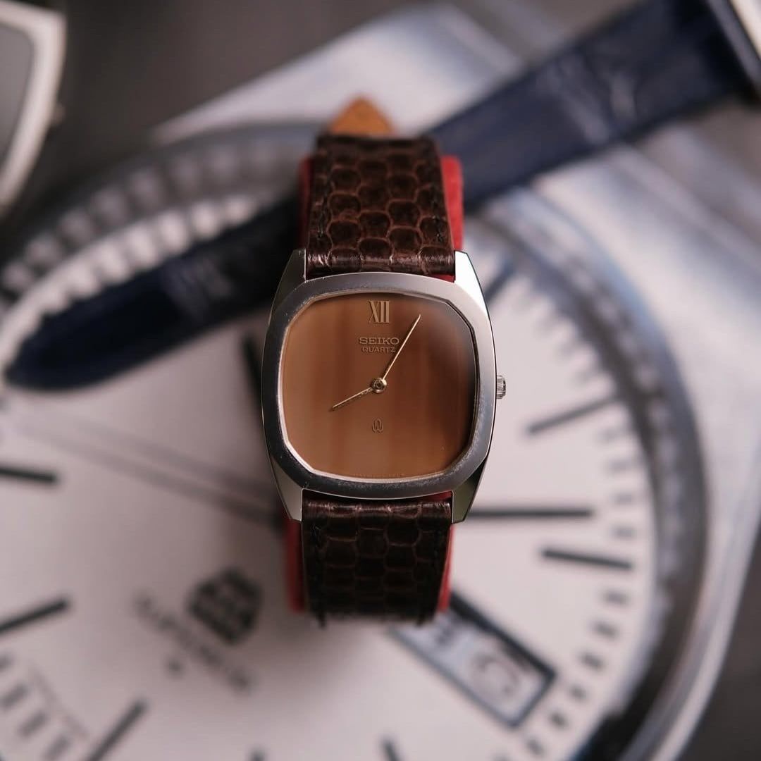  1980 Seiko Quartz Ref.6020-5260 Orange Onyx Dial 