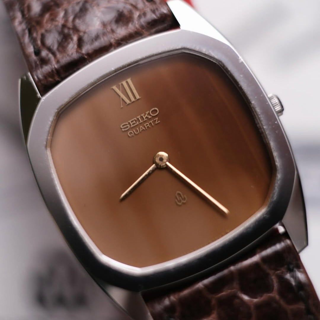  1980 Seiko Quartz Ref.6020-5260 Orange Onyx Dial 
