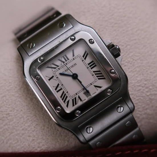  Cartier Santos Galbée Steel Quartz Ref.1564 