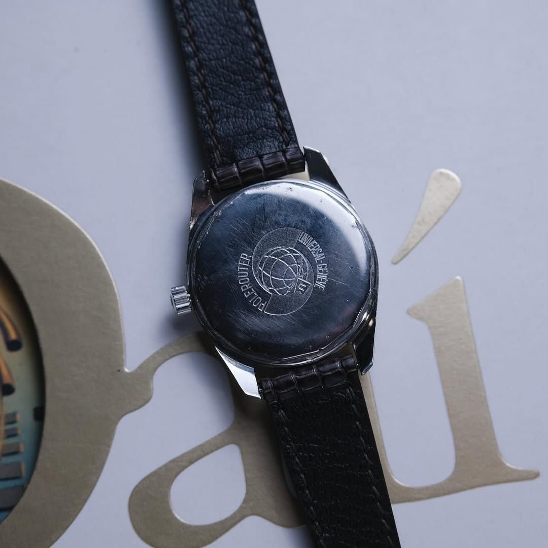  VINTAGE 1960'S UNIVERSAL GENEVE GILT SHADOW UNTRA SLIM Ref 566101 