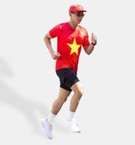 Áo Chạy Bộ Nam Wolf Active Cờ Đỏ Sao Vàng 54