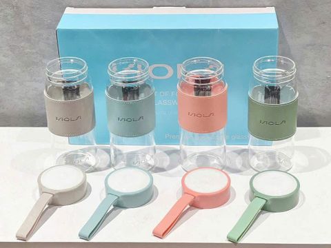 Set 4 bình thủy tinh Borosilicate