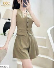 Set gile tay ngắn, quần cọc