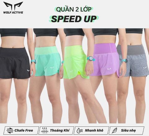 Quần Chạy Bộ Nữ Wolf Active Speed Up 81