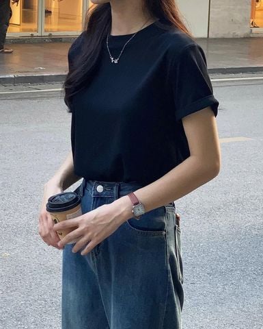 Áo thun trơn style Hàn