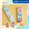 Bộ 3 bút chì + gôm Shin Cậu Bé Bút Chì