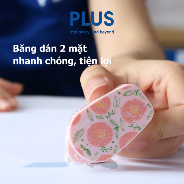 Băng dán hai mặt One Action Regaro Papiro – 8m, thay ruột nhanh, thiết kế giới hạn từ Nhật Bản