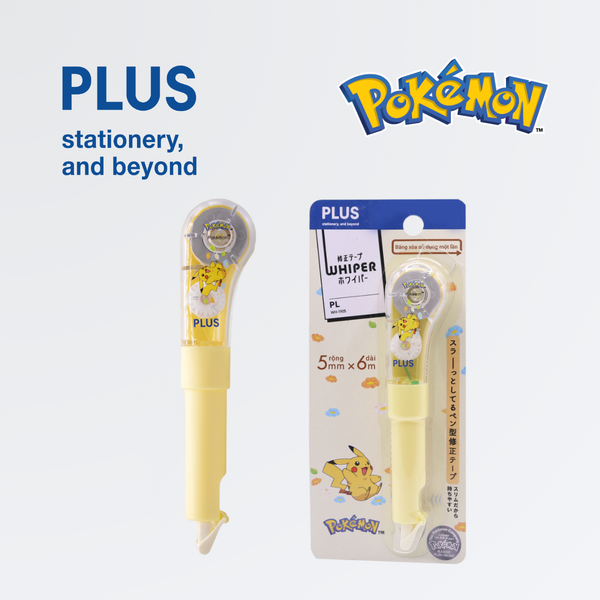 Băng xóa PL Pokemon - Thiết kế dạng bút - Dài 6m