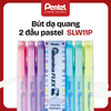 Bút Dạ Quang 2 Đầu Pentel SLW11P – Bút Highlight Pastel Siêu Xinh, Viết – Vẽ – Trang Trí Dễ Dàng