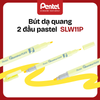 Bút Dạ Quang 2 Đầu Pentel SLW11P – Bút Highlight Pastel Siêu Xinh, Viết – Vẽ – Trang Trí Dễ Dàng