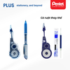 Combo Bút Pentel EnerGel BL57 & Băng Xóa Whiper V PLUS