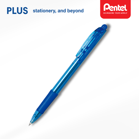 Bút Bi Pentel 0.7mm Chính Hãng – Bút Bi Bấm – Thay Ruột BKS7E – Mực Đen/Xanh/Đỏ