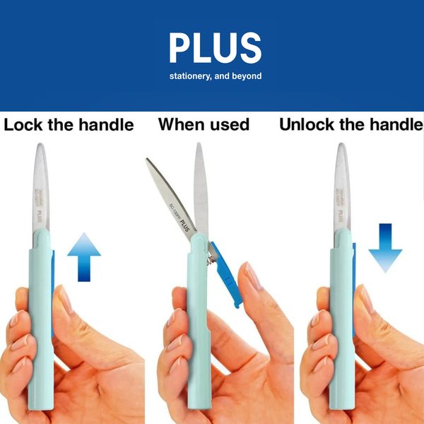 Kéo Dạng Bút Bỏ Túi Twiggy PLUS – Lưỡi Cong Chống Dính, Khóa Cài Thông Minh