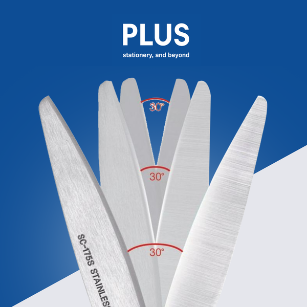 Kéo lưỡi cong Nhật Bản - PLUS FITCUT CURVE JAPAN: Lưỡi Cong Sắc Bén, Kháng Khuẩn