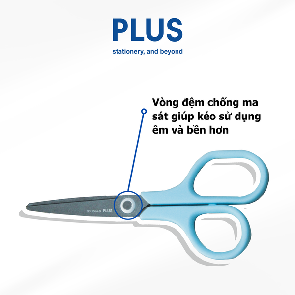 Kéo văn phòng Long Lasting Scissors – Cắt nhẹ nhàng, bền bỉ, an toàn